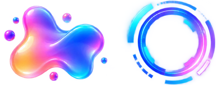 3D Liquid Chrome Blob