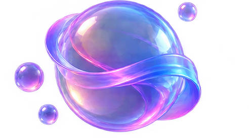 3D Liquid Glass Orb